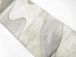 アンティーク　流水模様織り出し袋帯（材料）